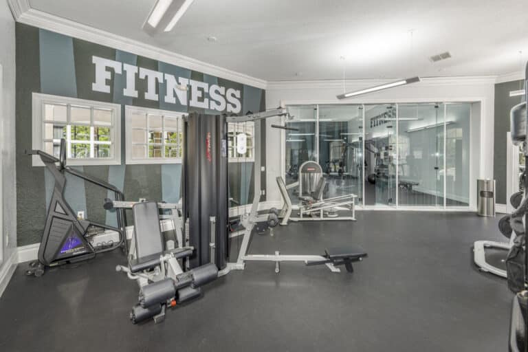 Mezzo of Tampa Palms Apartments gym.
