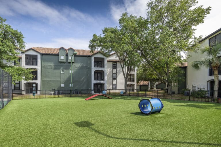 Mezzo of Tampa Palms Apartments dog park.