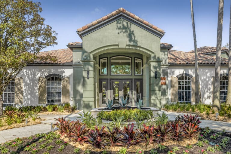 Mezzo of Tampa Palms Apartments leasing office.